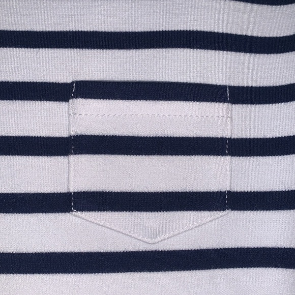 POLO Ralph Lauren Navy and White Striped Dress 12-14 EUC - Picture 6 of 13